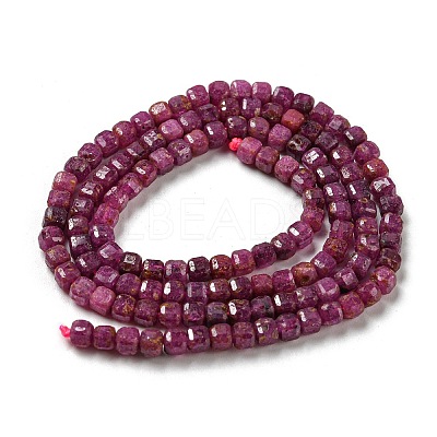 Natural Ruby Beads Strands G-P457-B01-36B-1