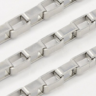 Tarnish Resistant 304 Stainless Steel Venetian Chains CHS-K001-01-4mm-1