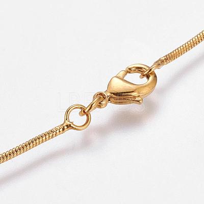 Eco-Friendly Rack Plating Brass Chain Necklaces MAK-G002-05G-A-FF-1