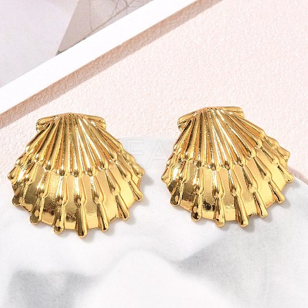 304 Stainless Steel Stud Earrings SA-CBA46AF-06G-01-1