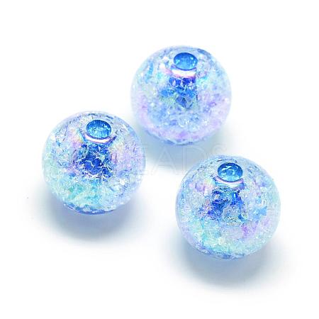 Crackle Style Acrylic Beads MACR-S825-20mm-F-1