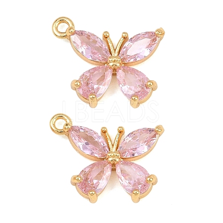 Brass Pave Cubic Zirconia Pendants CU-CBA7392-11G-02-1