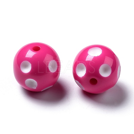 Chunky Bubblegum Acrylic Beads SACR-S146-24mm-07-1