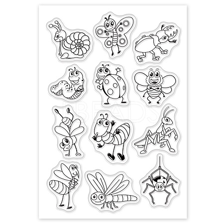 PVC Plastic Stamps DIY-WH0167-56F-1