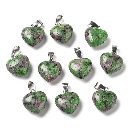 Natural Ruby in Zoisite Pendants G-I311-A21-1