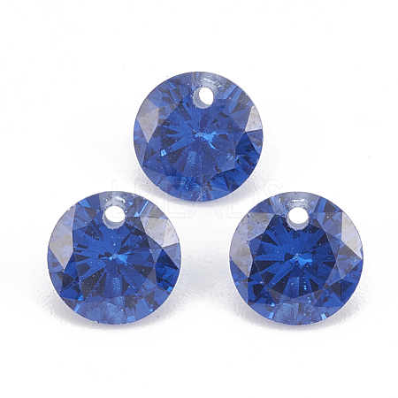 Cubic Zirconia Charms ZIRC-N033-C-07-1