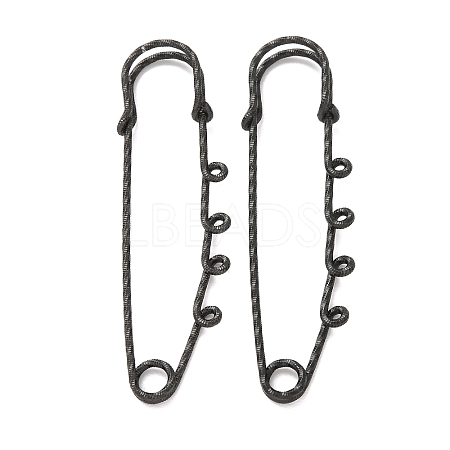 304 Stainless Steel Safety Pins Brooch Findings STAS-C181-01F-B-1