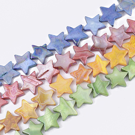 Freshwater Shell Beads Strands SHEL-S276-51-1