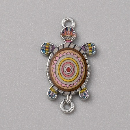 Alloy Enamel Connector Charms LS-ENAM-WH0061-47E-1