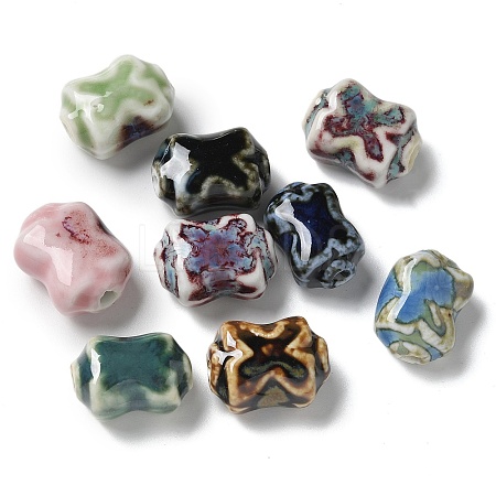 Handmade Porcelain Beads PORC-L080-E-1