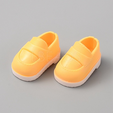 Plastic Doll  Shoes AJEW-WH0348-05E-1