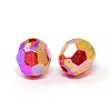 Eco-Friendly Transparent Acrylic Beads TACR-PL642-8mm-27-2