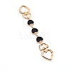 Light Gold Zinc Alloy Hanger Clasps FIND-WH0066-36A-1