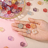 Camellia Transparency Acrylic Beads RESI-TA0004-27B-6