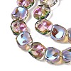 Electroplate Glass Beads Strands EGLA-N012-07S-3