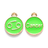 Alloy Enamel Pendants LS-ENAM-S124-01B-06D-1