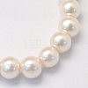 Baking Painted Pearlized Glass Pearl Round Bead Strands X-HY-Q003-6mm-41-2