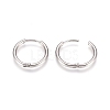 Tarnish Resistant 304 Stainless Steel Huggie Hoop Earrings EJEW-G272-02-14mm-P-3