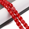 Handmade Lampwork Chevron Beads Strands LAMP-K041-01B-20-2