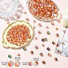 100Pcs Crackle Glass Beads CCG-YW0001-19B-01-3