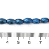 Electroplated Strong Magnetic Synthetic Hematite Beads Strands G-P518-02C-4