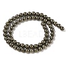 Natural Pyrite Beads Strands G-A250-A01-02-2