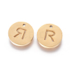 Ion Plating(IP) 304 Stainless Steel Charms STAS-I120-10R-G-2