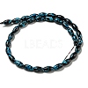 Spray Painted Synthetic Turquoise Beads Strands G-E617-B07-01A-3