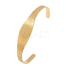 Saint Benedict Religion 304 Stainless Steel Cuff Bangles for Women LS-BJEW-S181-01G-2