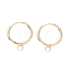 201 Stainless Steel Huggie Hoop Earring Findings STAS-P283-01P-G-1