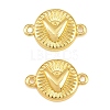 Brass Connector Charms KK-CBA57A9-03G-01-1