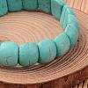 Synthetical Turquoise Bracelet B306-7-3