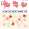 CHGCRAFT 21Pcs 7 Colors Opaque Resin Beads RESI-CA0001-48-2