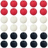 Rubberized Style Imitated Silicone Acrylic Beads MACR-PA0001-06C-05-6