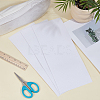 Rectangle Plastic Anti-slip Stickers for Shoe Soles AJEW-CY0002-57-4