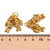 Brass Cloisonne Pendants KK-P251-A01-G-01-3