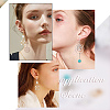 12Pcs 6 Style Brass Clip-on Earring Findings DIY-SC0021-28-5