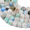 Natural Azurite Beads Strands G-L647-A01-8mm-4