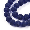 Transparent Glass Beads Strands GLAA-T032-T10mm-MD15-3