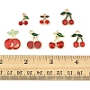 50Pcs 7 Styles Alloy Enamel Pendants ENAM-FS0003-19-5