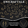 Unicraftale 36Pcs 3 Styles 201 Stainless Steel Linking Rings STAS-UN0056-45-5