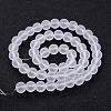 Frosted Glass Bead Strands X-GLAA-G016-6mm-01-2