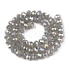 Electroplate Glass Beads Strands EGLA-A044-J8mm-B10-3