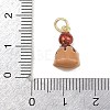 Brass Enamel Pendants KK-Z144-01G-02-3
