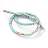 Natural Imperial Jasper Beads Strands X-G-E508-04D-2