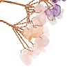 Natural Mixed Stone Chips Tree of Life Decorations DJEW-C016-02K-2