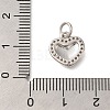 Rack Plating Brass Micro Pave Cubic Zirconia Charms KK-I716-07P-3