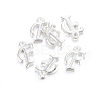 Silver Color Plated Alloy Letter Pendants LS-PALLOY-J718-01S-F-2
