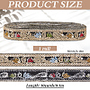 Polyester Embroidery Ribbon OCOR-WH0101-160B-2