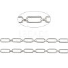 Tarnish Resistant Handmade 304 Stainless Steel Link Chains LS-CHS-M004-01P-2